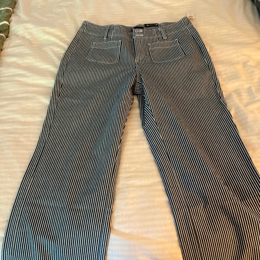 Relaxed Jean trouser — striped